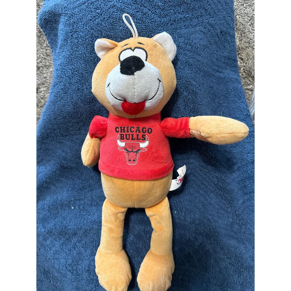 Chicago Bulls NBA Stuffed Plush Bear 2015 Tall Clean Good Stuff Basketball